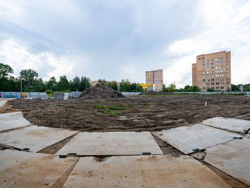 Строительство паркинга.